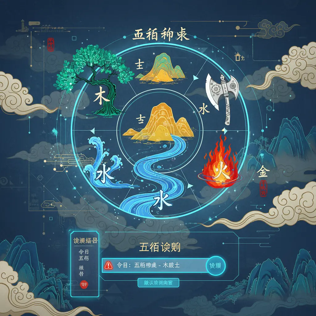 五行查詢 - 五行相剋