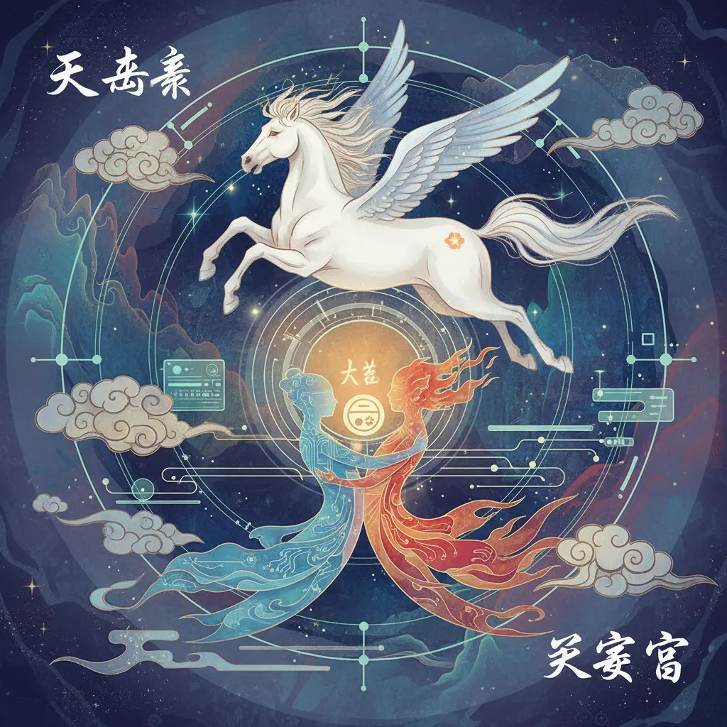 夫妻宮 - 天馬星