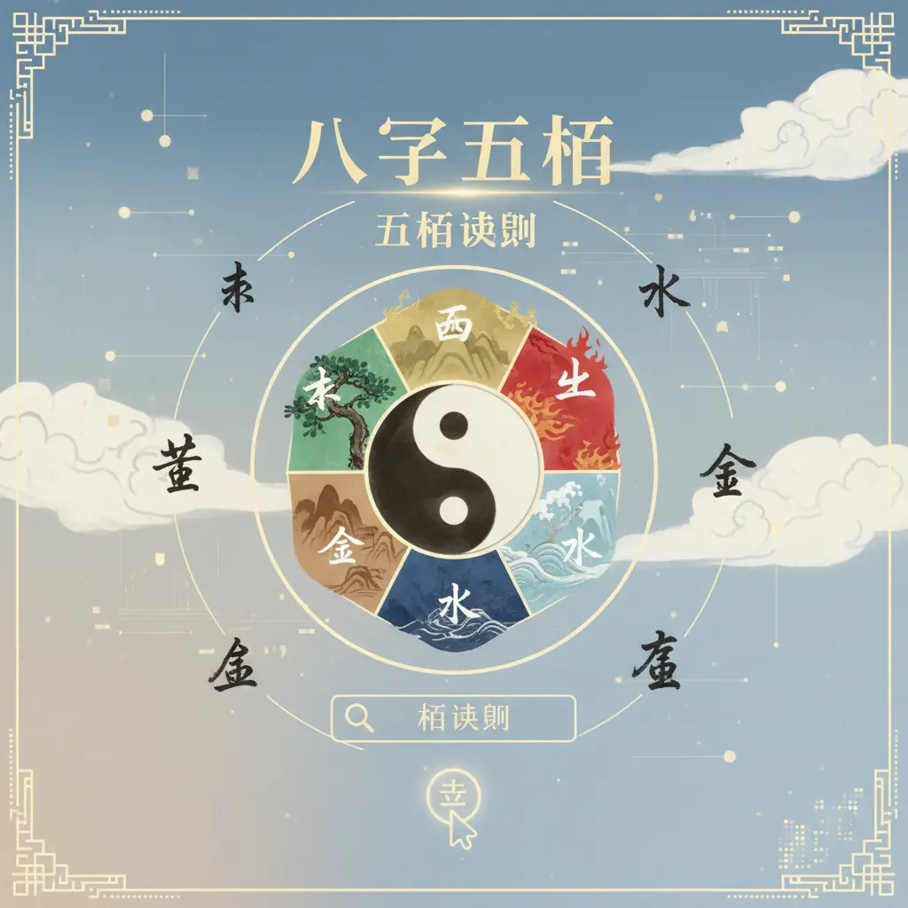 五行查詢 - 八字五行